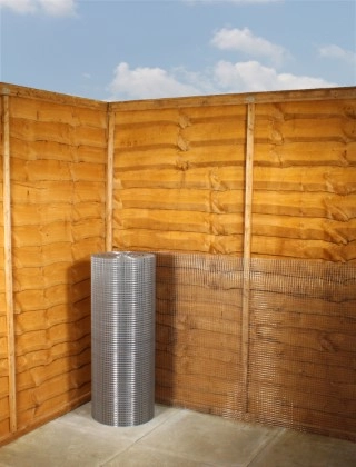 stainless steel 304 weld mesh 1/2 x 1/2 16G 3ft x 6m