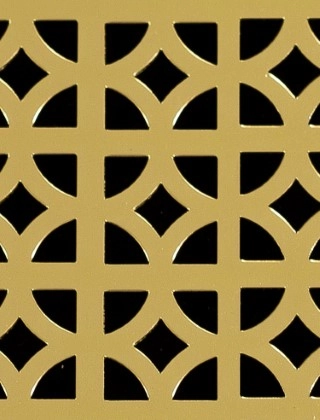 Ockley Gold anodised 2 X 1m with no backing mesh cut to size
