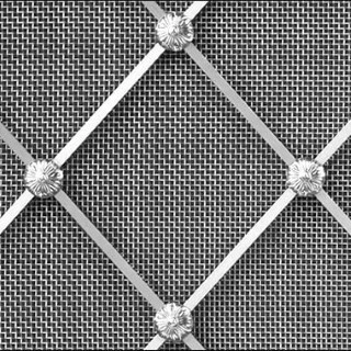 Regency Diamond Nickel regency diamon 54mm small mesh allfloral