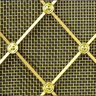 Regency Diamond brass regency diamon 54mm large mesh allplain