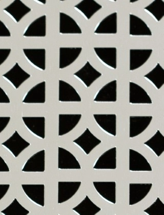 Ockley Silver anodised 2 X 1m with no backing mesh cut to size
