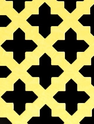Fancy Cross brass 2 X 1m with no backing mesh cut to size