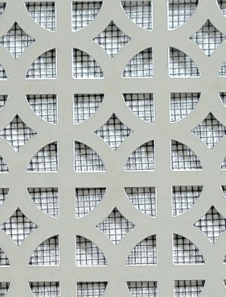 Ockley stainless 2 X 1m with black backing mesh