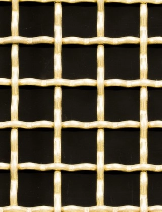 Crimped mesh 2 X 1 12.5 X 12.5 SS3162.5 SQUARENOmesh cut to size
