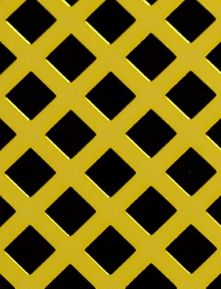 Lattice Gold anodised 1X1m with no backing mesh