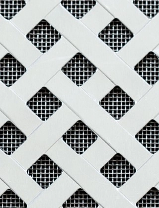 Rye Silver anodised 2 X 1m with stainless backing mesh