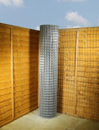 Galvanised wire mesh 2 x 2 10G 6ft x 25m