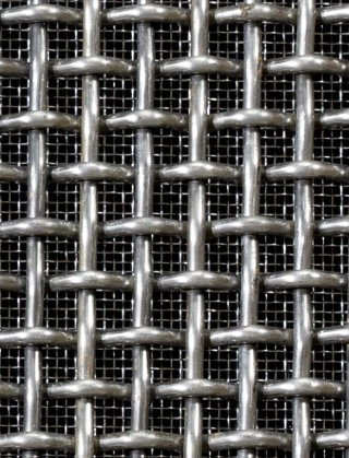 Crimped mesh 2 X 1 6 X 6 SS3163 SQUARESTAINLESS STEELmesh cut to size