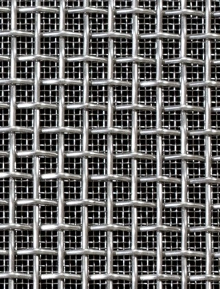 Crimped mesh 1X.665 5 X 5 SS3161.6 SQUARESTAINLESS STEELmesh