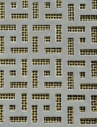 Maidstone stainless 2 X 1m with brass backing mesh cut to size