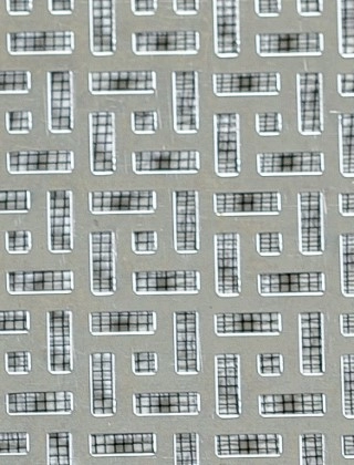 Maidstone stainless 2 X 1m with black backing mesh cut to size