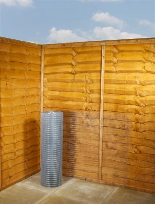 galvanised weld mesh 1 x 1/2 19G 3ft x 30m