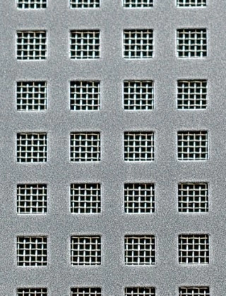 Chartham pewter 2 X 1m with stainless backing mesh cut to size