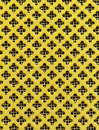 Fancy club Gold anodised 2 X 1m with brass backing mesh cut to size