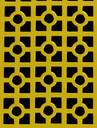 Moroccan Gold anodised 1X1m with no backing mesh