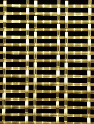 Hand Made Decorative g653mm ap3mm reededsquarebrassnobacking