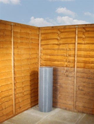 galvanised weld mesh 1/2 x 1/2 19G 3ft x 30m