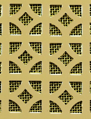 Ockley Gold anodised 2 X 1m with brass backing mesh cut to size