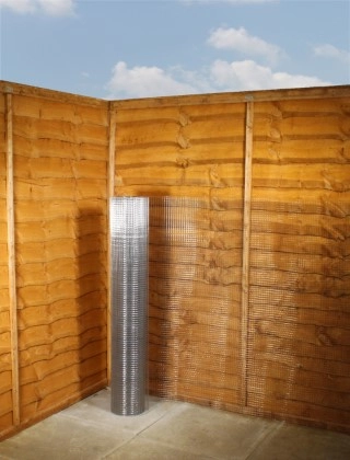 stainless steel 304 weld mesh 1/2 x 1/2 19G 4ft x 6m