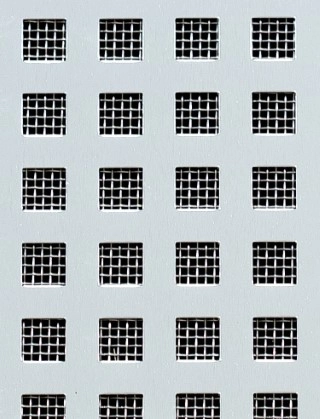Chartham Silver anodised 1X1m with stainless backing mesh cut to size