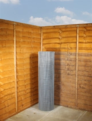 galvanised weld mesh 1 x 1/2 16G 4ft x 30m