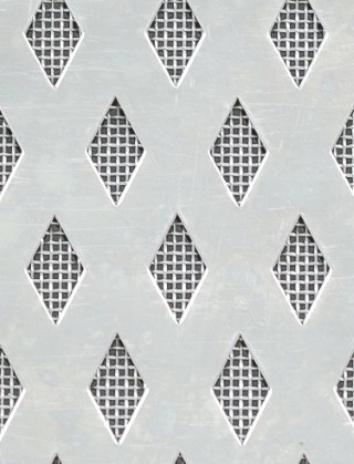 Small Diamond stainless 2 X 1m with stainless backing mesh cut to size