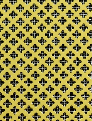 Fancy club Gold anodised 2 X 1m with stainless backing mesh cut to size