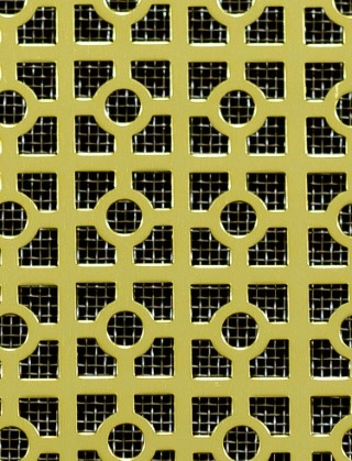Moroccan Gold anodised 1X.665m with stainless backing mesh
