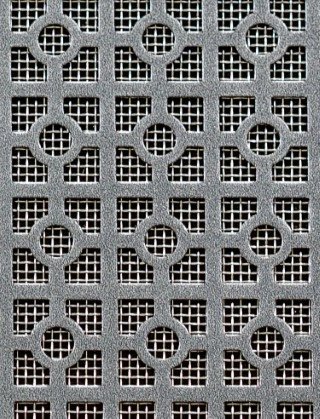 Moroccan pewter 1X1m with stainless backing mesh