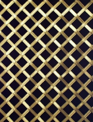 Hand Made Decorative 7mm ap3mm reededdiamondbrassnobacking