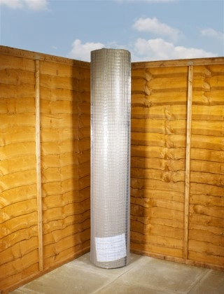 galvanised weld mesh 1 x 1/2 16G 6ft x 30m