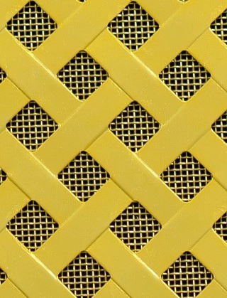 Rye Gold anodised 1X1m with brass backing mesh