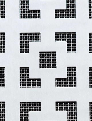 Dymchurch Silver anodised 1X1m with stainless backing mesh cut to size
