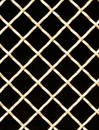 Crimped mesh 2 X 1 10X10 BRASS1.5 DIAMONDNOmesh