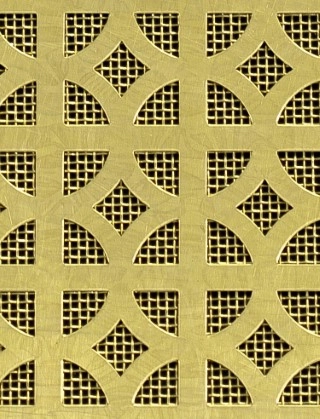 Ockley brass 1X.665m with brass backing mesh cut to size