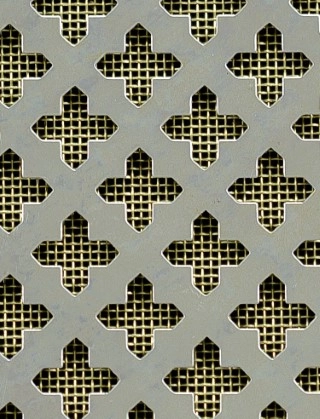 Small Cross stainless 2 X 1m with brass backing mesh cut to size