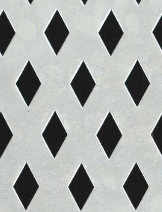 Small Diamond stainless 1X1m with no backing mesh