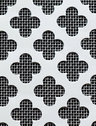 Large Club Silver anodised 1X1m with stainless backing mesh cut to size