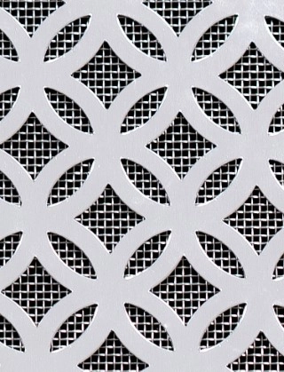 Inner Circle Silver anodised 2 X 1m with stainless backing mesh cut to size