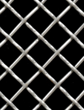 Crimped mesh 1X1 12.5 X 12.5 SS3162.5 DIAMONDNOmesh cut to size
