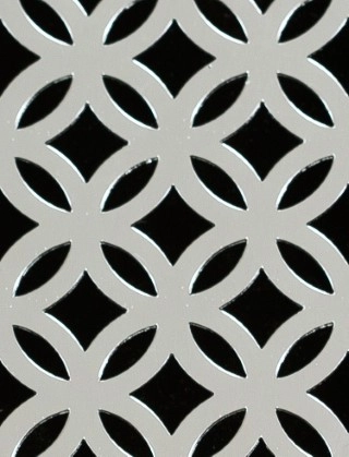 Inner Circle Silver anodised 2 X 1m with no backing mesh