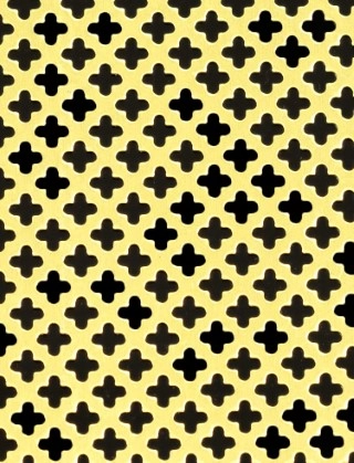 Fancy club brass 1X.665m with no backing mesh cut to size