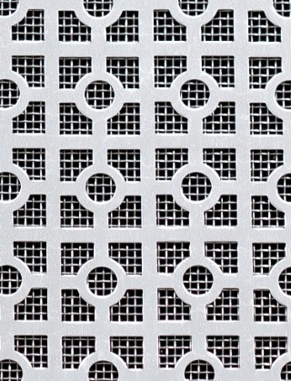 Moroccan Silver anodised 2 X 1m with stainless backing mesh cut to size