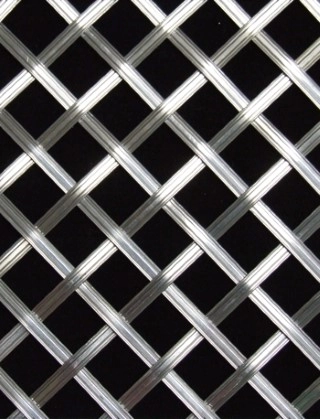 Hand Made Decorative 13mm ap4.7mm reededsquarealuminiumnobacking