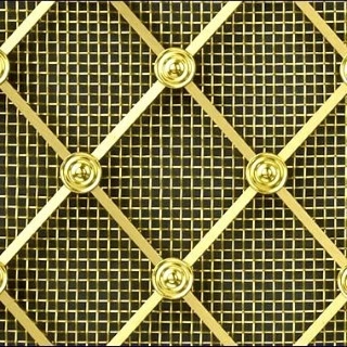 Regency Diamond brass regency diamon 41mm large mesh allplain