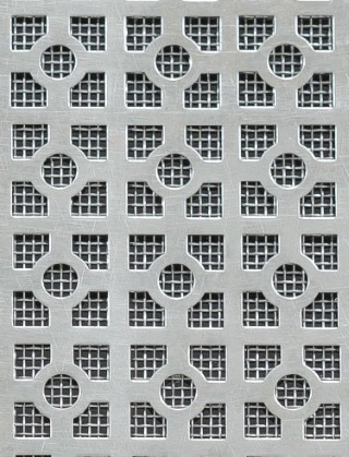 Moroccan stainless 1X1m with stainless backing mesh cut to size