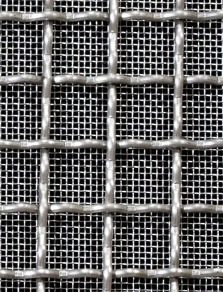 Crimped mesh 2 X 1 15 X 15 SS3042.3 SQUARESTAINLESS STEELmesh cut to size
