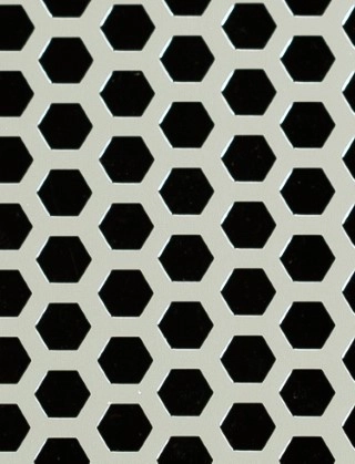 Honeycomb Silver anodised 1X.665m with no backing mesh