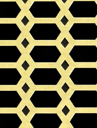 Slot & Diamond brass 1X.665m with no backing mesh cut to size