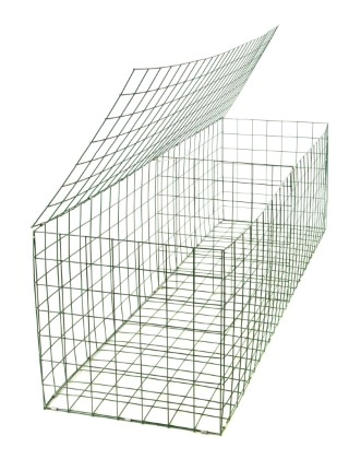 gabion basket Green PE 3mm 2m x 0.5m x 0.5m